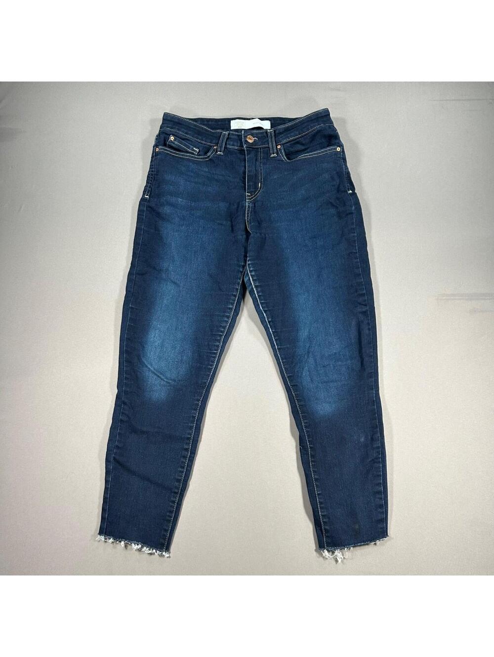 Signature Gold Levi Strauss Women’s Mid Rise Skinny Jeans 8S 29x28 (Fits 28x25)